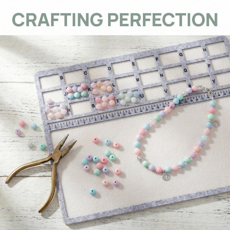 Art Craft Board - Keçe Boncuk Matı Dikdörtgen Keçe Boncuk
