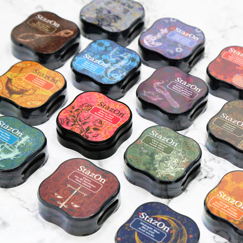 Stamping Ink Pad - 1PcTSUKINEKO Inkpads Stazon Mini hızlı kuru