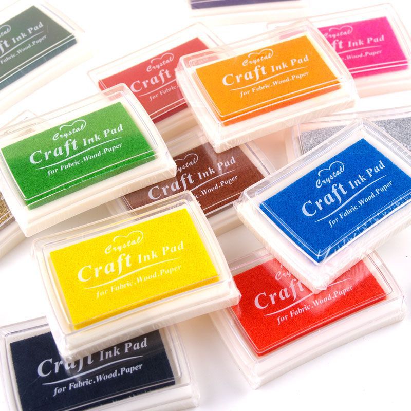 Stamping Ink Pad - Vintage Çok renkli Zanaat Mürekkep Pedi