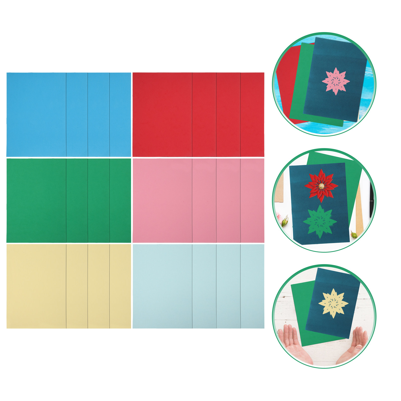 Art Craft Ideas For Kids - 28 Yaprak A5 Siyanotip DIY Malzemesi