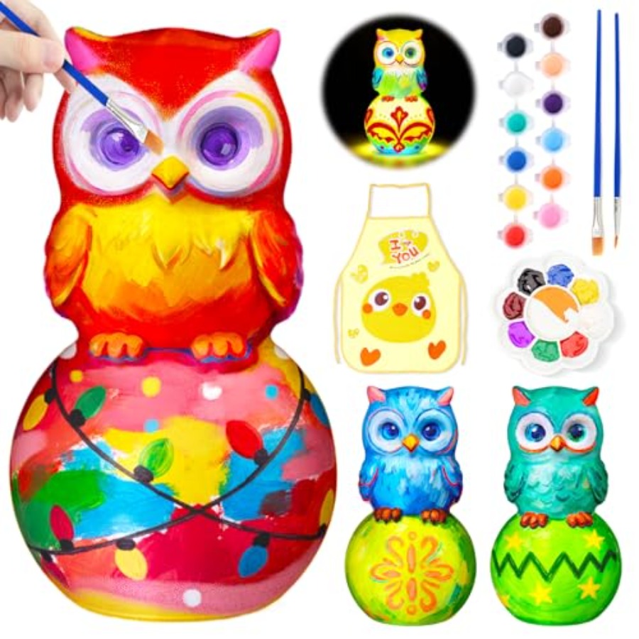 Art Craft Diy - Kendi Lambanızı Boya Seti, 8-12 Yaş