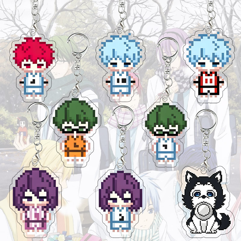 Art Craft Gifts - Kuroko'nun Basketbol Piksel Sanat Akrilik Anahtarlık