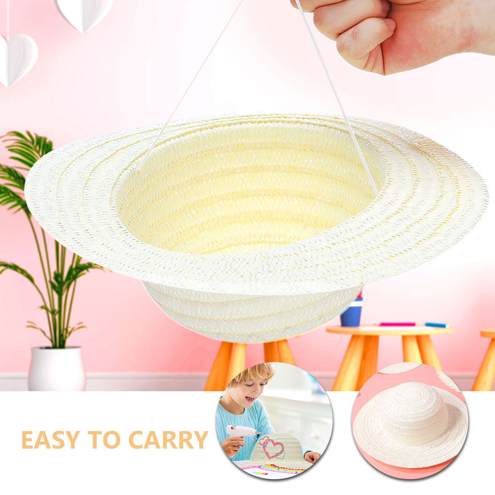 8 Adet DIY Çocuk Hasır Şapkası - Art Craft Diy incelemesi ve fiyatı