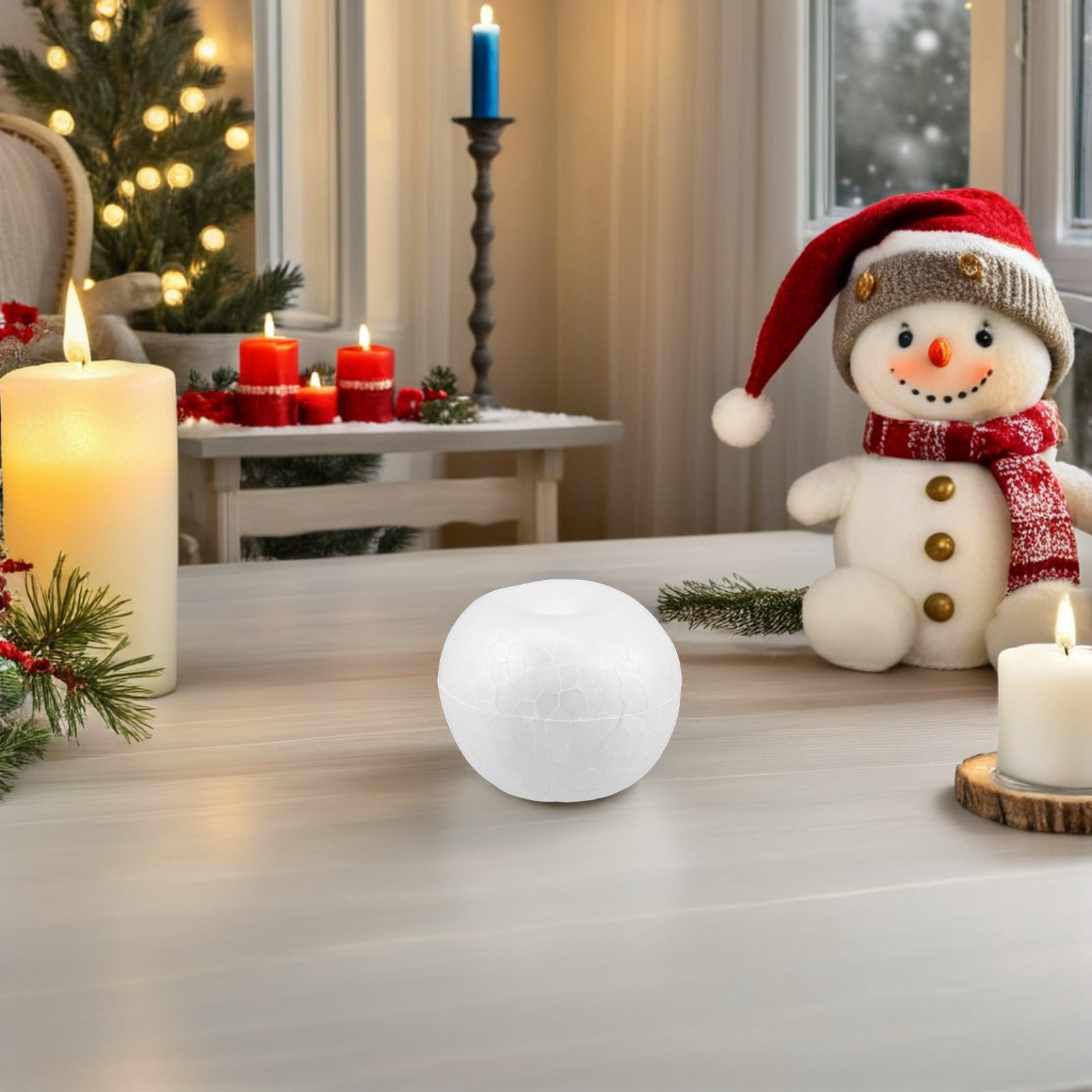 20 adet Beyaz .5Cm DIY Noel De - Art Craft For Christmas incelemesi ve fiyatı