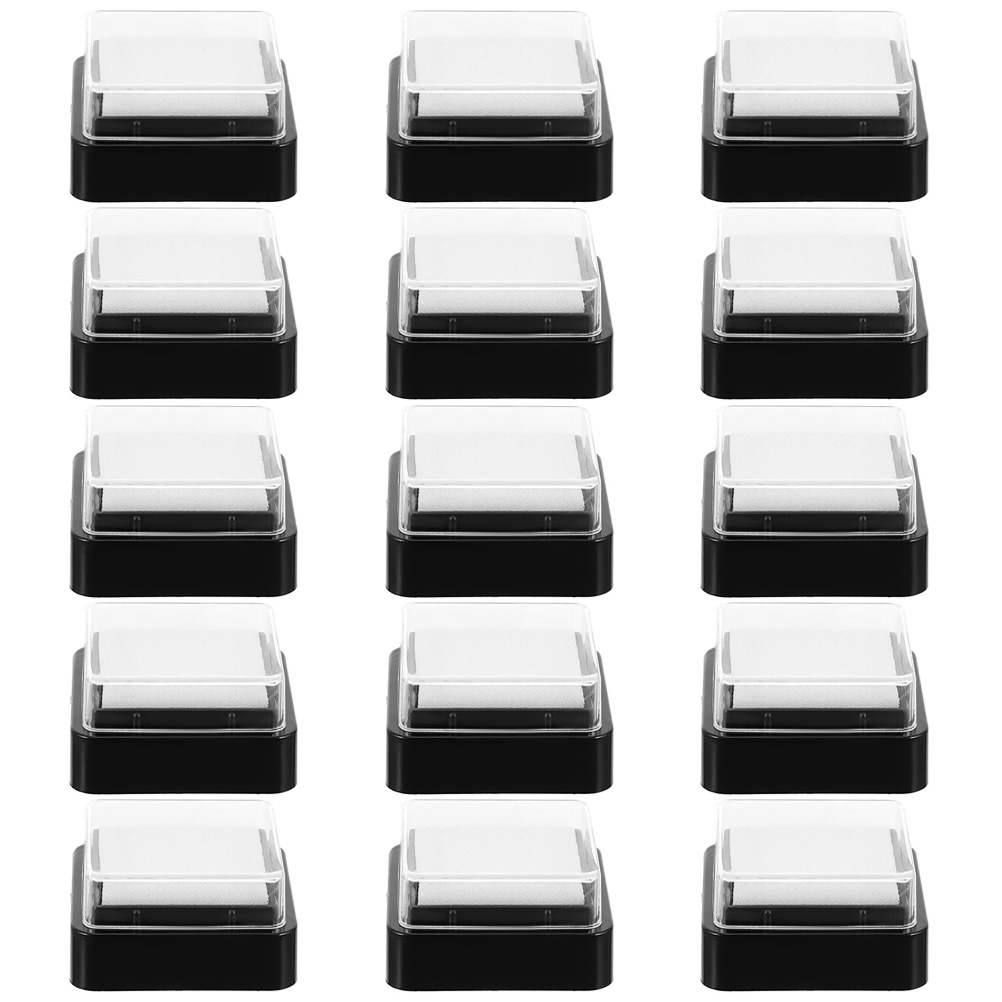 15 adet Mürekkep Pedleri Mürek - Stamping Ink Pad incelemesi ve fiyatı