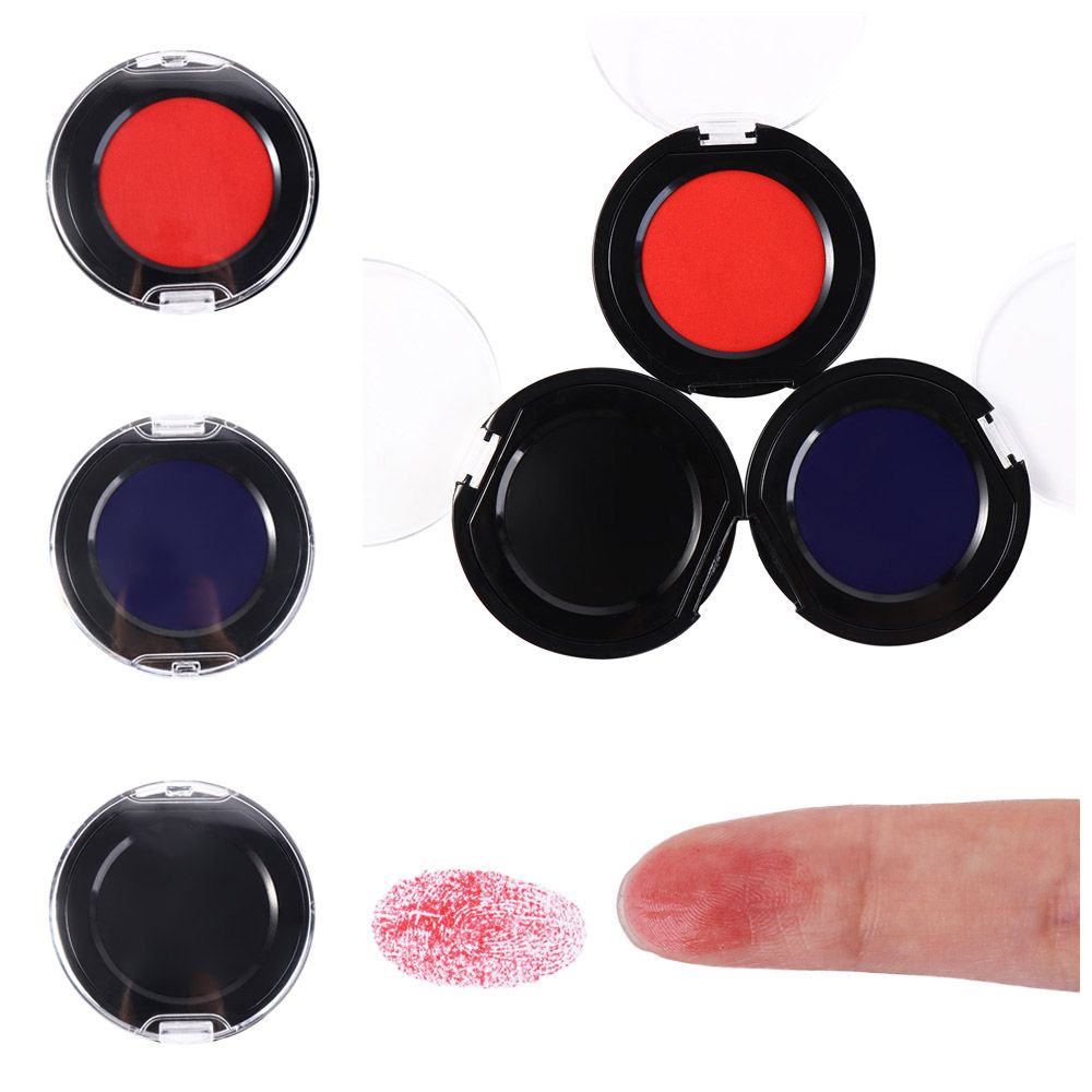 Kırmızı Mavi Siyah Mini Parmak - Stamping Ink Pad incelemesi ve fiyatı