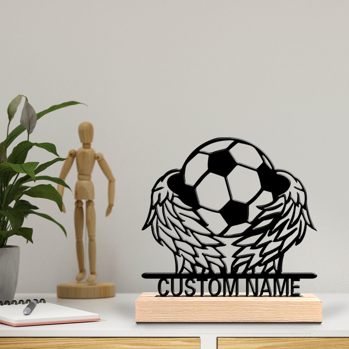 1 adet Kanatlı Futbol Özel Met - Art Craft Gifts incelemesi ve fiyatı