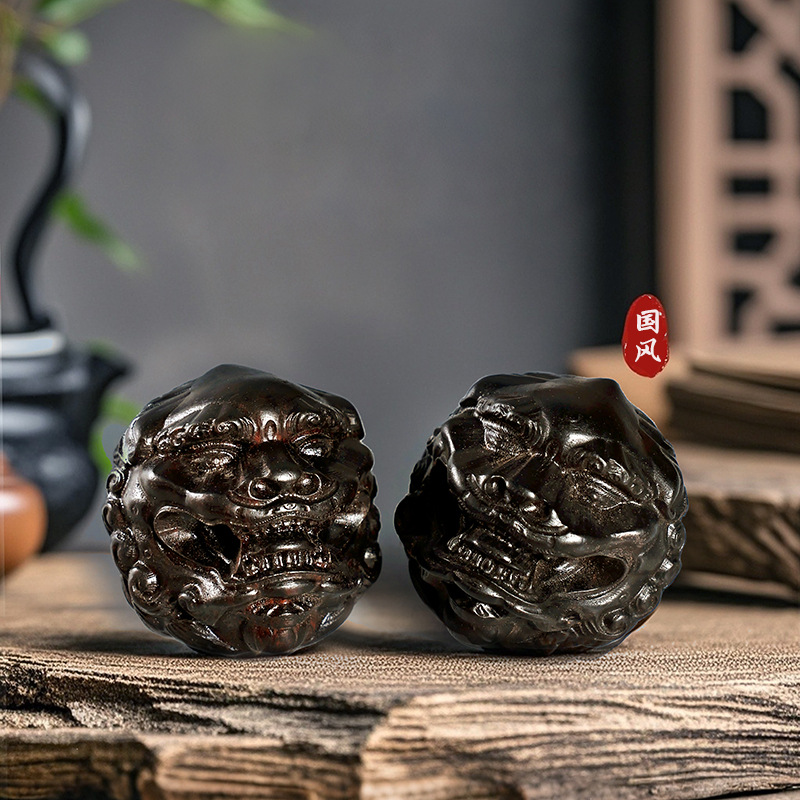 Çin Siyah Sandal Ağacı Oymalı  - Art Craft Lion incelemesi ve fiyatı