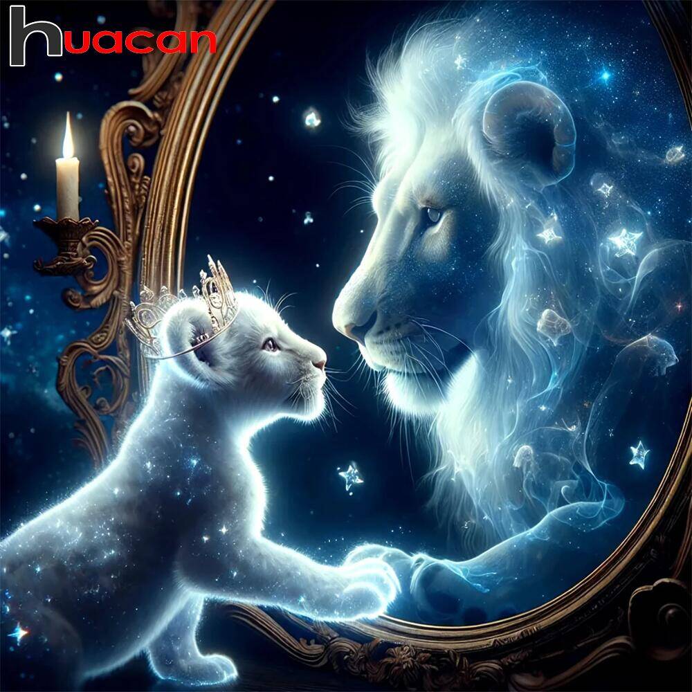 Huacan Elmas Boyama Hayvan Köp - Art Craft Lion incelemesi ve fiyatı