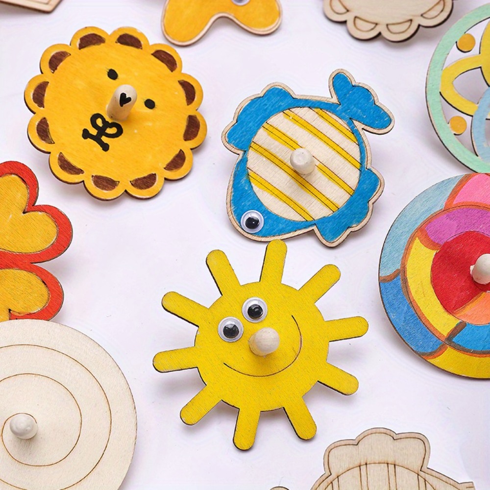 16 Parça Ahşap Dönen Topaç Yap - Art Craft Ideas For Kids incelemesi ve fiyatı