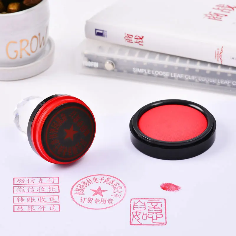 2 adet kırmızı parmak izi çoğa - Stamping Ink Pad incelemesi ve fiyatı
