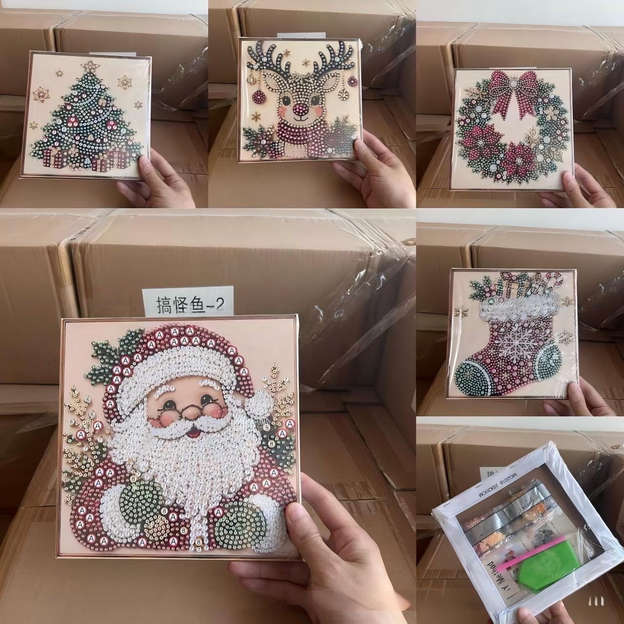 Çerçeveli Noel İnci Elmas Boya - Art Craft For Christmas incelemesi ve fiyatı