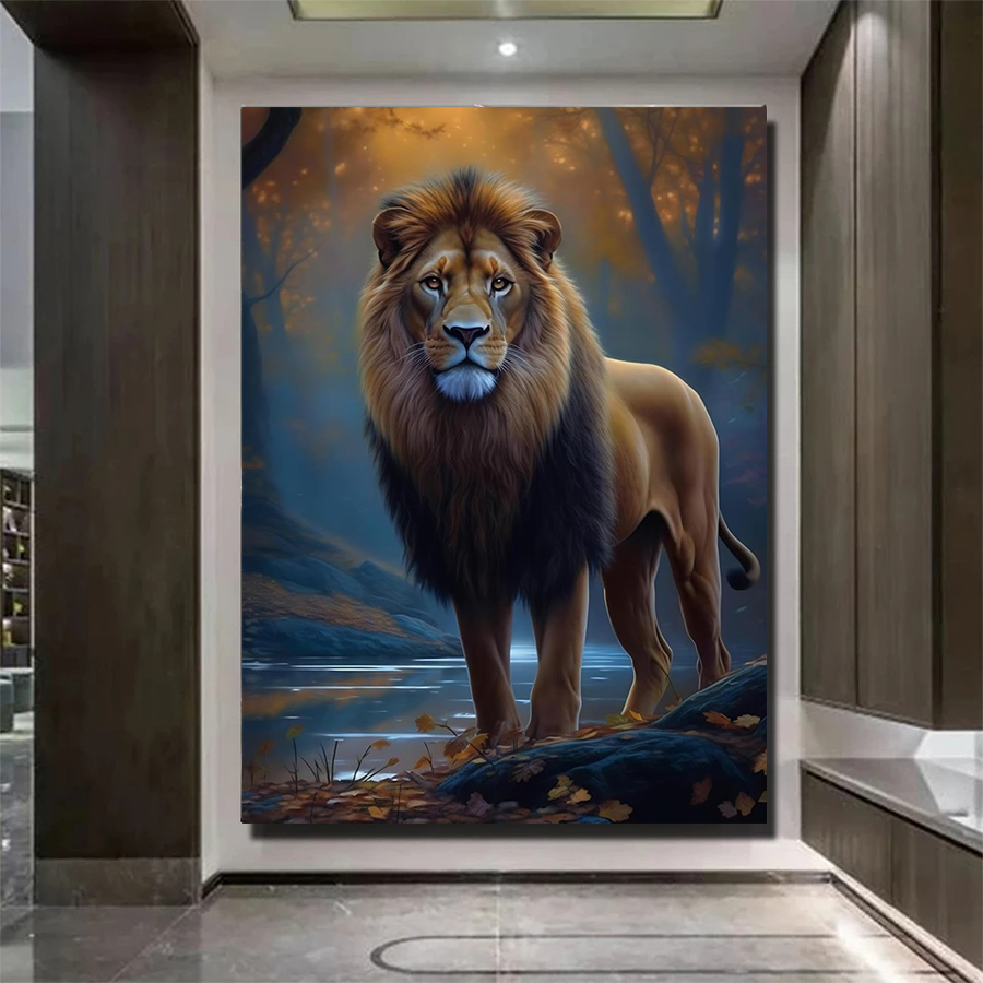 5D Elmas Sanat Seti Orman Hayv - Art Craft Lion incelemesi ve fiyatı