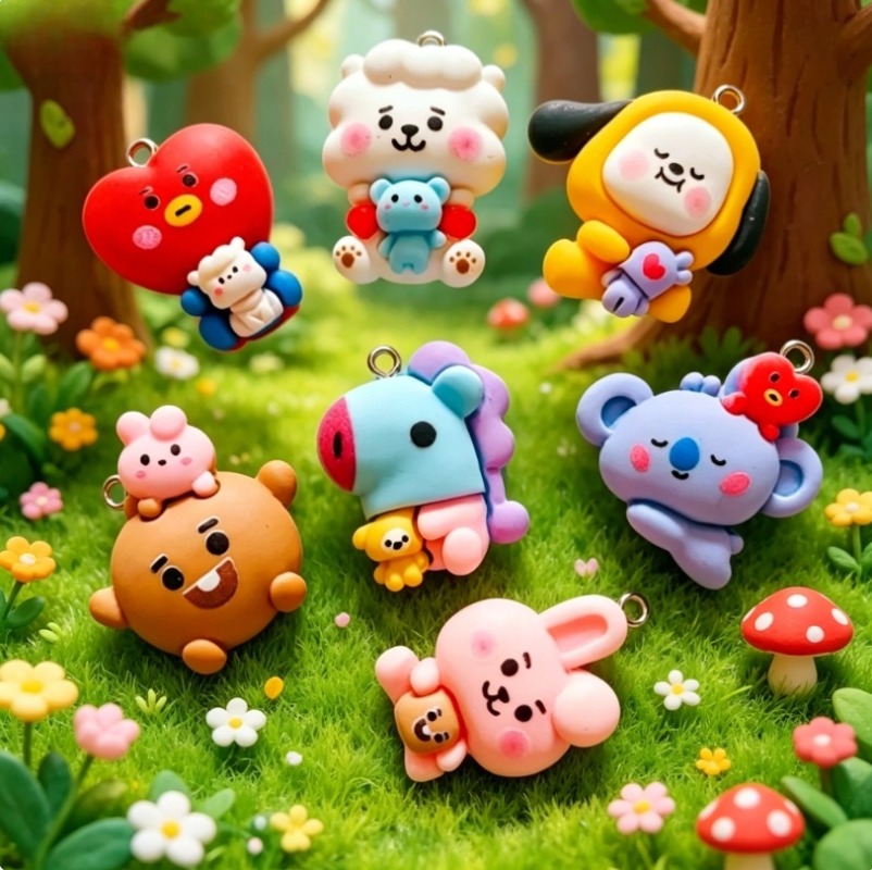 7 adet BT21 Reçine Karikatür F - Art Craft Diy incelemesi ve fiyatı