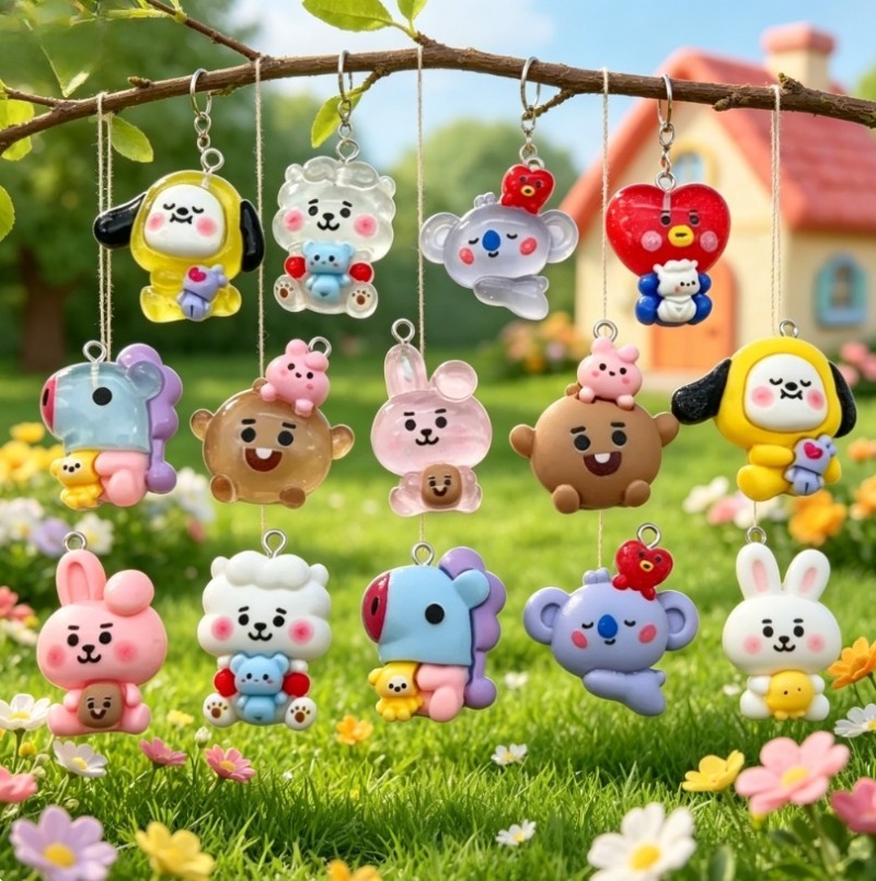 7 adet BT21 Reçine Karikatür F - Art Craft Diy incelemesi ve fiyatı