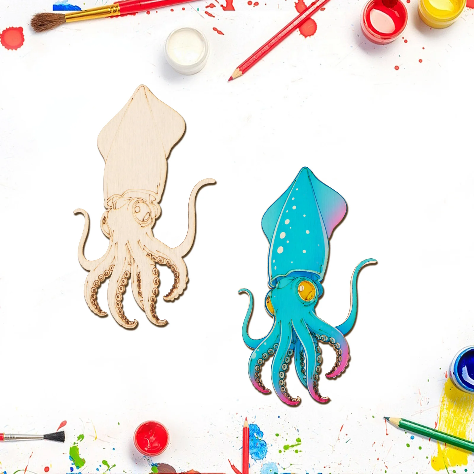 10 adet/takım Bitmemiş Ahşap E - Art Craft Diy incelemesi ve fiyatı