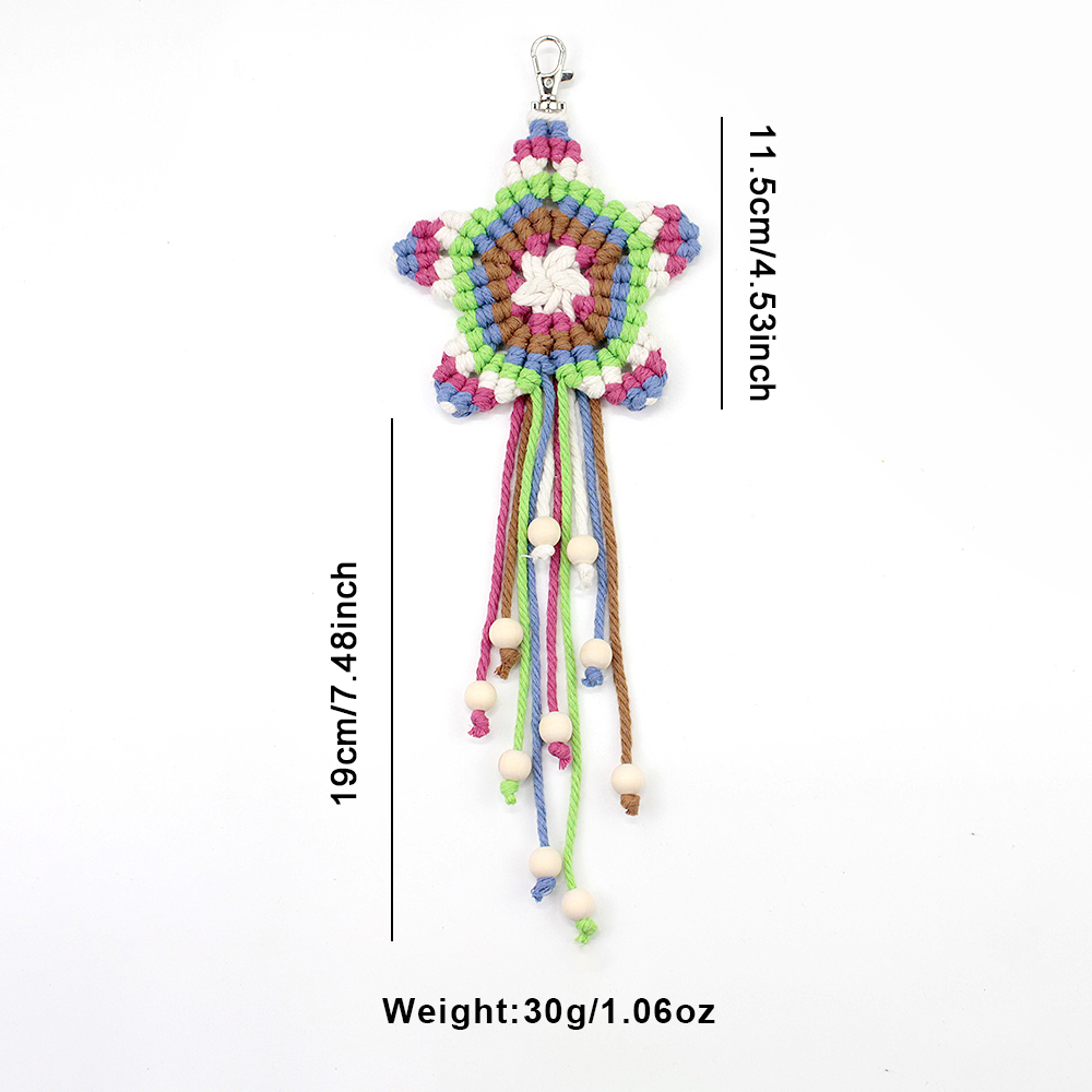 Boho Pentagram Püsküllü Kolye  - Art Craft Gifts incelemesi ve fiyatı