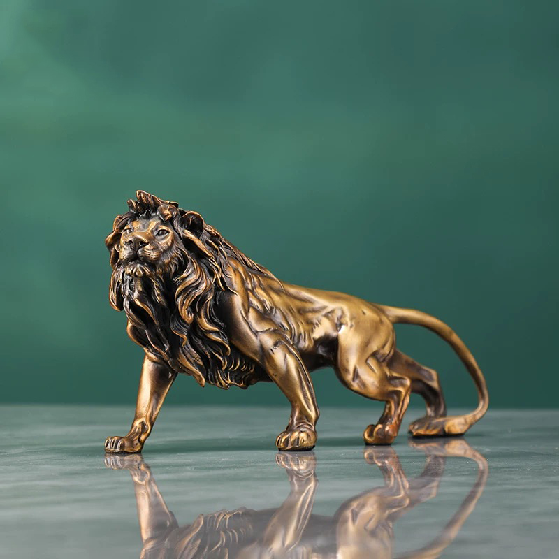 Bakır Aslan Heykel Süsleme, Pi - Art Craft Lion incelemesi ve fiyatı