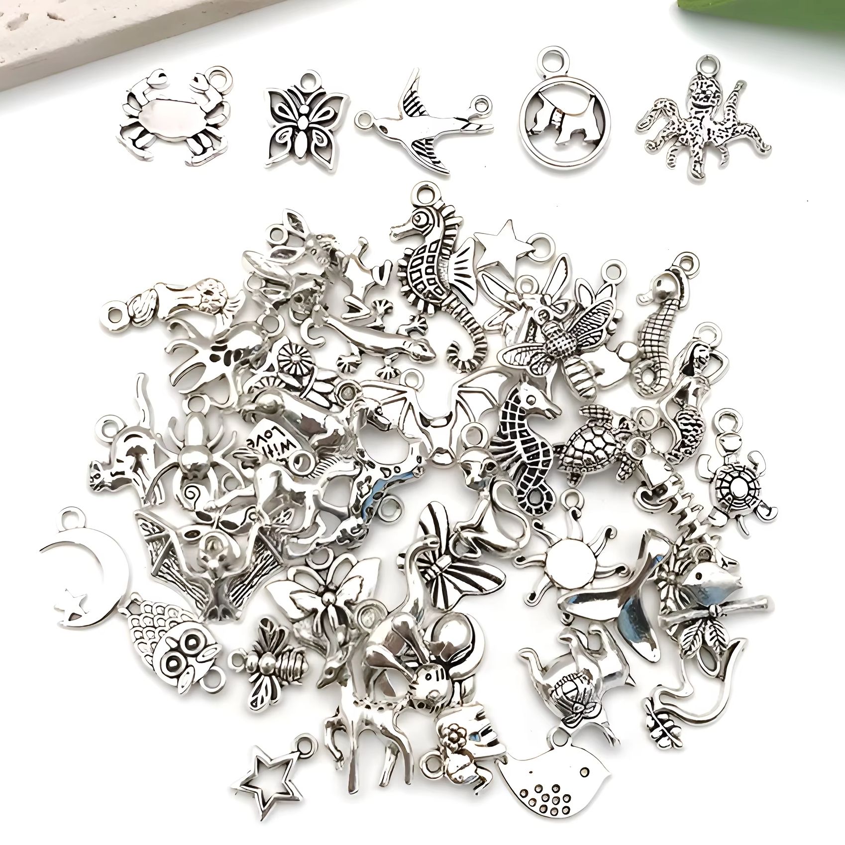 10/20/30/50 adet Gümüş Rengi K - The Art And Craft Of Jewelry incelemesi ve fiyatı