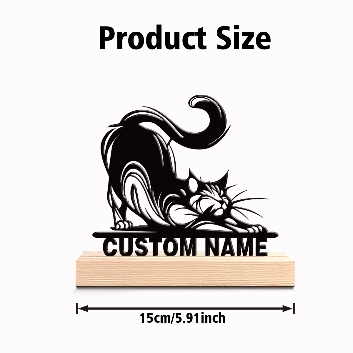 1 adet Modern KEDİ Özel Metinl - Art Craft Gifts incelemesi ve fiyatı