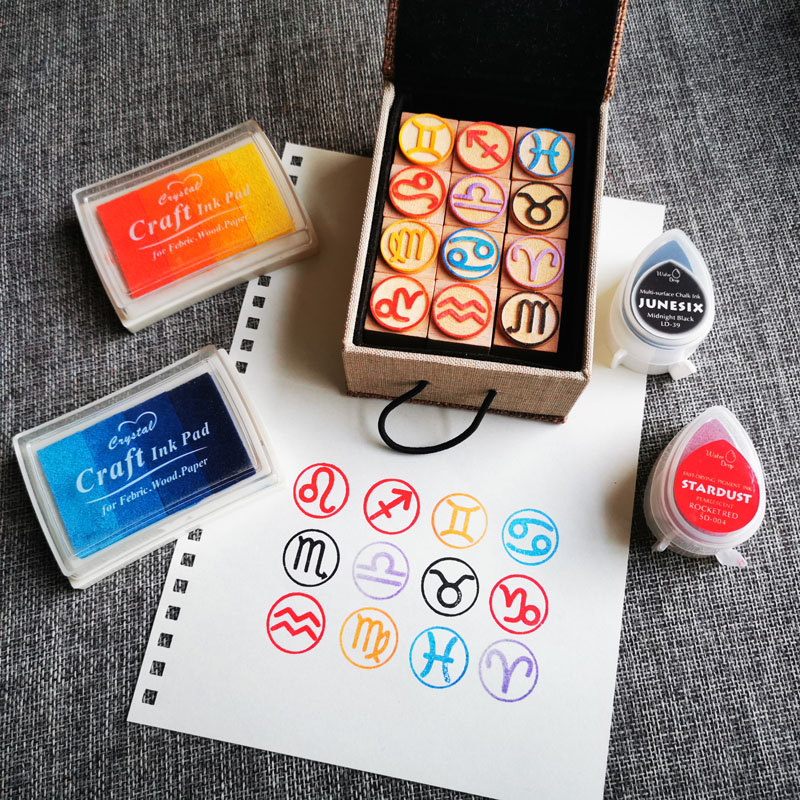 DIY Oniki Zodyak Mühürler Onik - Stamping Ink Pad incelemesi ve fiyatı