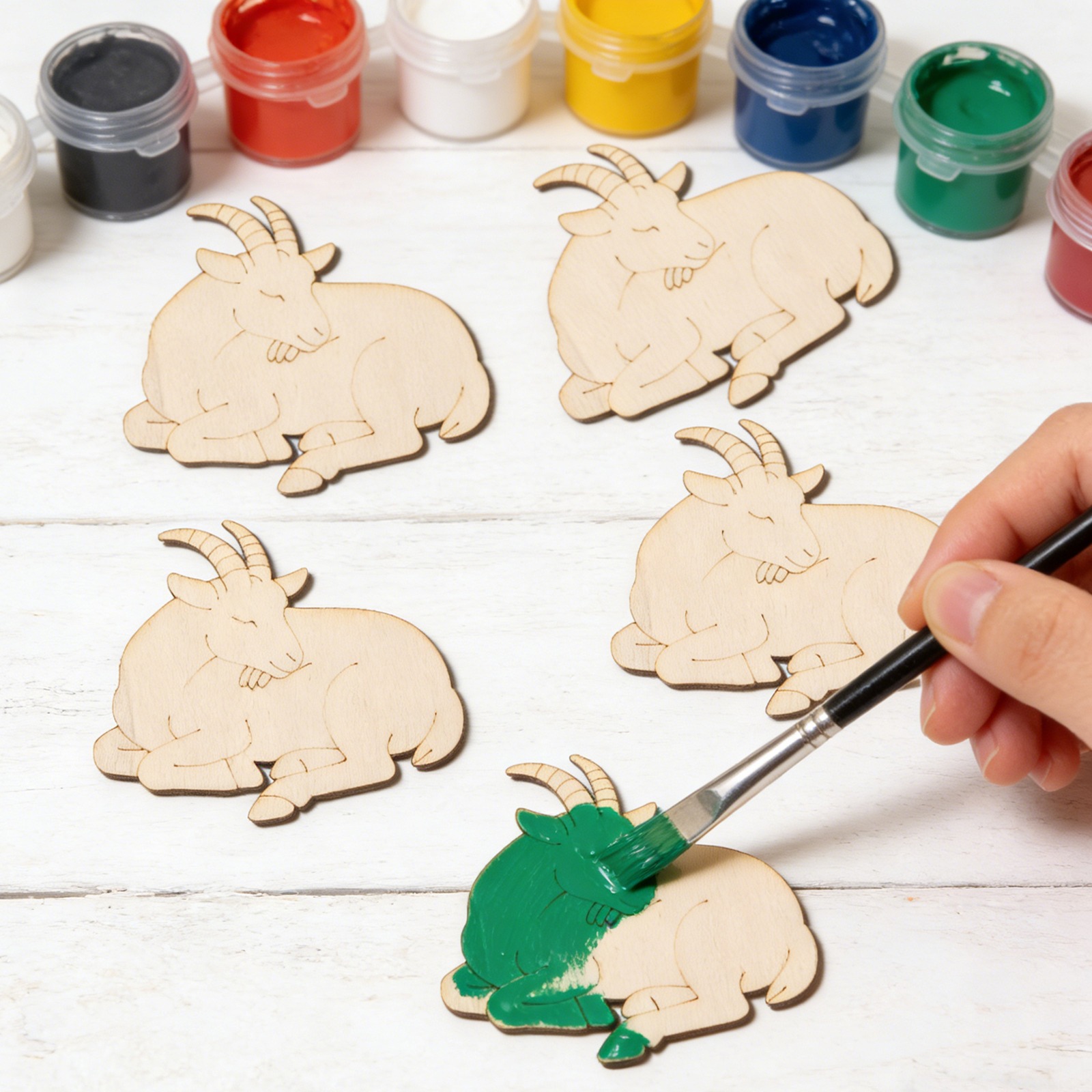 10 adet/takım Bitmemiş Ahşap K - Art Craft Diy incelemesi ve fiyatı